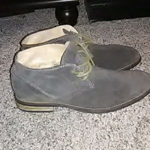 Olive Suede dress shoes